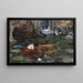 Studium dla Nimf odnajdujących głowę Orfeusza - John William Waterhouse — oprawiony obraz na ścianie
