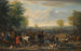 Część polowania, prawdopodobnie przedstawiający Charlesa Spencera, 3. księcia Marlborough (1706-1758) i jego żonę Elizabeth, hrabinę Marlborough - John Wootton — widok dzieła