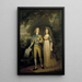 Gustave IV Adolphe 1778-1837 Król Szwecji i Frédérique Dorothée Wilhelmine 1781-1826 Księżna Baden Królowa Szwecji - Jonas Forsslund — oprawiony obraz na ścianie