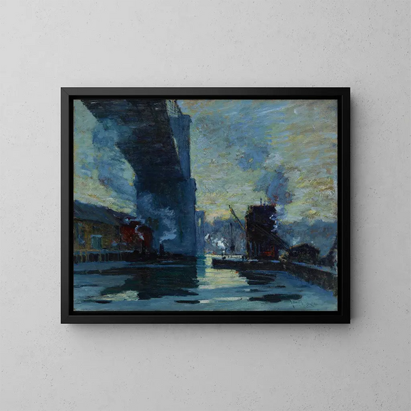 Le Pont - Jonas Lie — oprawiony obraz na ścianie