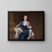 Dame Anne Cavendish - Jonathan Richardson starszy — oprawiony obraz na ścianie