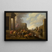 La Piscine de Bethesda - Joost Cornelisz Droochsloot — oprawiony obraz na ścianie
