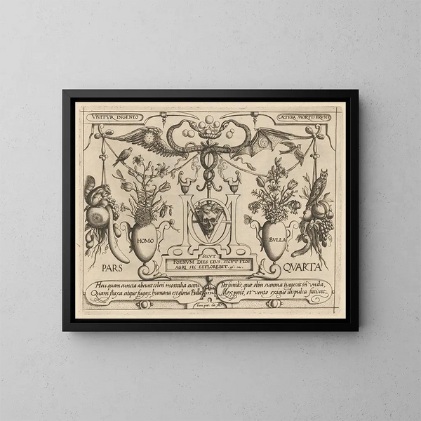 Archetypów i studiów ojca Georgiusa Hoefnagela Pl51 - Joris Hoefnagel — oprawiony obraz na ścianie