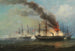 Bitwa morska pod Helgolandem 9 maja 1864 roku - Josef Carl Berthold Püttner — widok dzieła