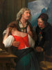 La confession - Josef Danhauser — widok dzieła
