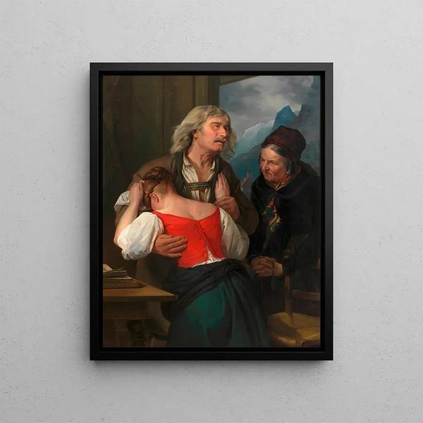 Josef Danhauser - Das Bekenntnis.webp