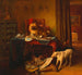 La Comédie canine - Josef Danhauser — widok dzieła