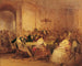 Scena towarzyska - Josef Danhauser — widok dzieła