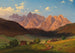 Widok na Triglav w Słowenii - Josef Feid — widok dzieła