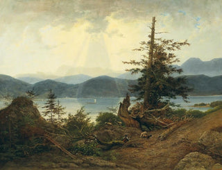 Scena w Attersee - Josef Feid — widok dzieła