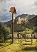 Widok na cmentarz w Saint-Gall - Josef Langl — widok dzieła