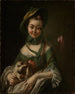 Portret Friedericke Sophie Hennig - Josef Melling — widok dzieła