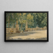 Taras w ogrodach Villa Borghese w Rzymie - Josef Theodor Hansen — oprawiony obraz na ścianie