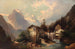 Młyn w górach - Josef Thoma — widok dzieła