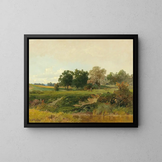 Josef Willroider - Landscape with Woman Gathering Wood.webp
