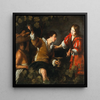 Joseph interprétant des rêves - Bernardo Strozzi