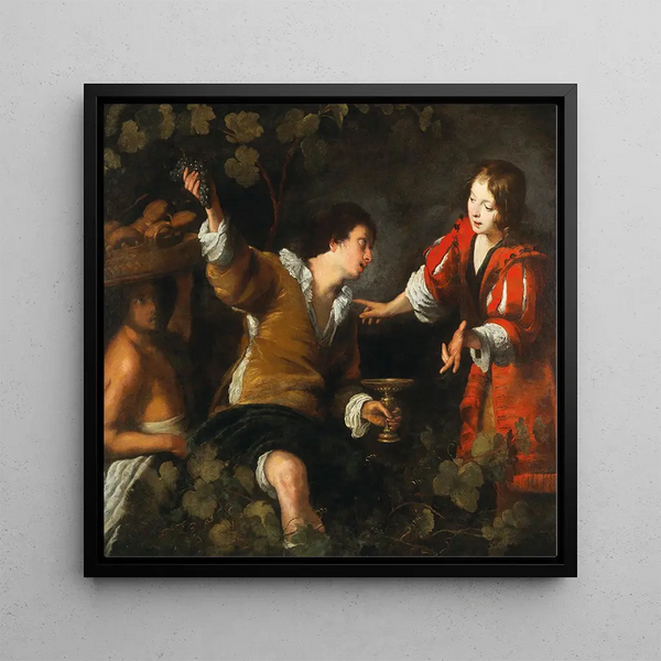 Joseph interprétant des rêves - Bernardo Strozzi