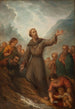 Święty Leonard wytryskający źródło - Joseph Nicolas Jouy — widok dzieła