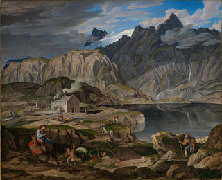 Joseph Anton Koch - Das Hospiz auf dem Grimselpass.webp