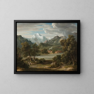 Joseph Anton Koch - Lauterbrunnertal Near Unterseen With A View Of The Jungfrau.webp