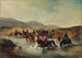 Francuska kawaleria w basenie koni - Joseph Anton Strassgschwandtner — widok dzieła