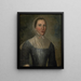 Portret Mary Croswell - Joseph Badger — oprawiony obraz na ścianie