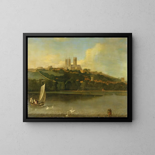 Joseph Baker of Lincoln - A View of the Cathedral and City of Lincoln from the River.webp