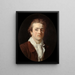 Portret Paula Guillaume Lemoine, zwanego Romainem - Joseph Benoît Suvée — oprawiony obraz na ścianie