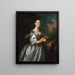 Mme Samuel Cutts - Joseph Blackburn — oprawiony obraz na ścianie