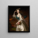 Portret Abigail Erving Scott - Joseph Blackburn — oprawiony obraz na ścianie