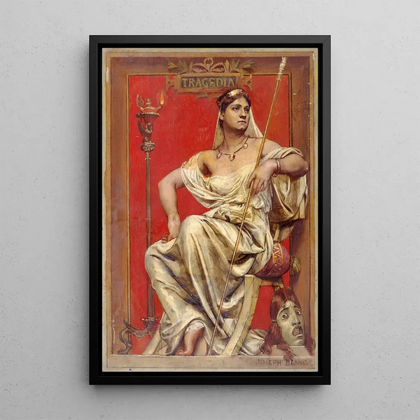 Joseph Blanc - Portrait dAdeline Dudlay 18581934 en allgorie de la Tragdie.webp