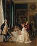 La Cour royale - Joseph Caraud — widok dzieła