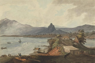 Joseph Constantine Stadler - Padres Rock and Sugar Loaf Mountain from Bencooler Sumatra 1799.webp