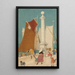 Calais - Joseph Edward Southall — oprawiony obraz na ścianie