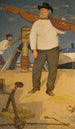 Rybak z żaglem - Joseph Edward Southall — widok dzieła