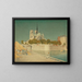 Notre-Dame i Sekwana - Joseph Edward Southall — oprawiony obraz na ścianie