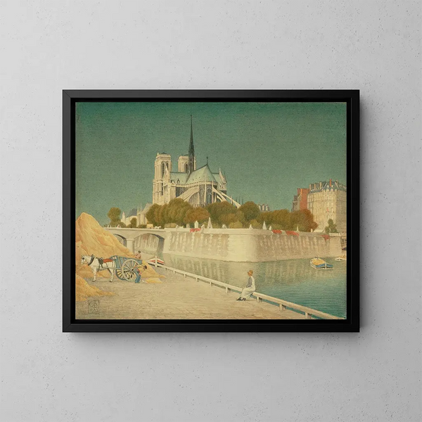 Joseph Edward Southall - NotreDame and the Seine.webp