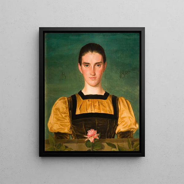 Joseph Edward Southall - Portrait Of Anne Elizabeth Baker 18591947.webp