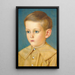 Portret siostrzeńca artysty Edward Stafford Allen - Joseph Edward Southall — oprawiony obraz na ścianie
