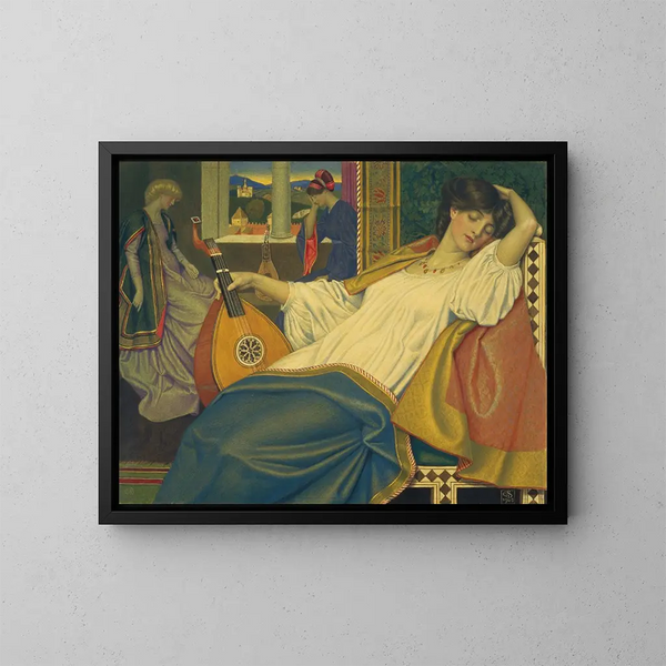 Joseph Edward Southall - The Sleeping Beauty.webp