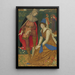 La jeune fille brune - Joseph Edward Southall — oprawiony obraz na ścianie