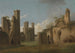 Zamku w Caernarvon - Joseph Farington — widok dzieła