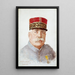 Portret generała Josepha Joffre 1852-1931 - Joseph Félix Bouchor — oprawiony obraz na ścianie