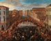 La Bataille des poings sur le pont de San Barnaba à Venise - Joseph Heintz le Jeune — widok dzieła