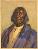 Szef Red Cloud, Sioux - Joseph Henry Sharp — widok dzieła