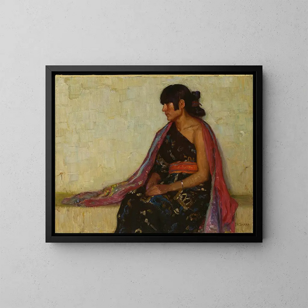 Robe hopi ancienne crucifiée - Joseph Henry Sharp — oprawiony obraz na ścianie