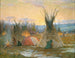 Przygotowanie do bluzy medycznej - Joseph Henry Sharp — widok dzieła