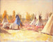 Le Tipi bleu - Joseph Henry Sharp — widok dzieła