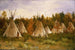 Le camp d'été - Joseph Henry Sharp — widok dzieła