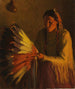 L'objet Bonnet de guerre - Joseph Henry Sharp — widok dzieła
